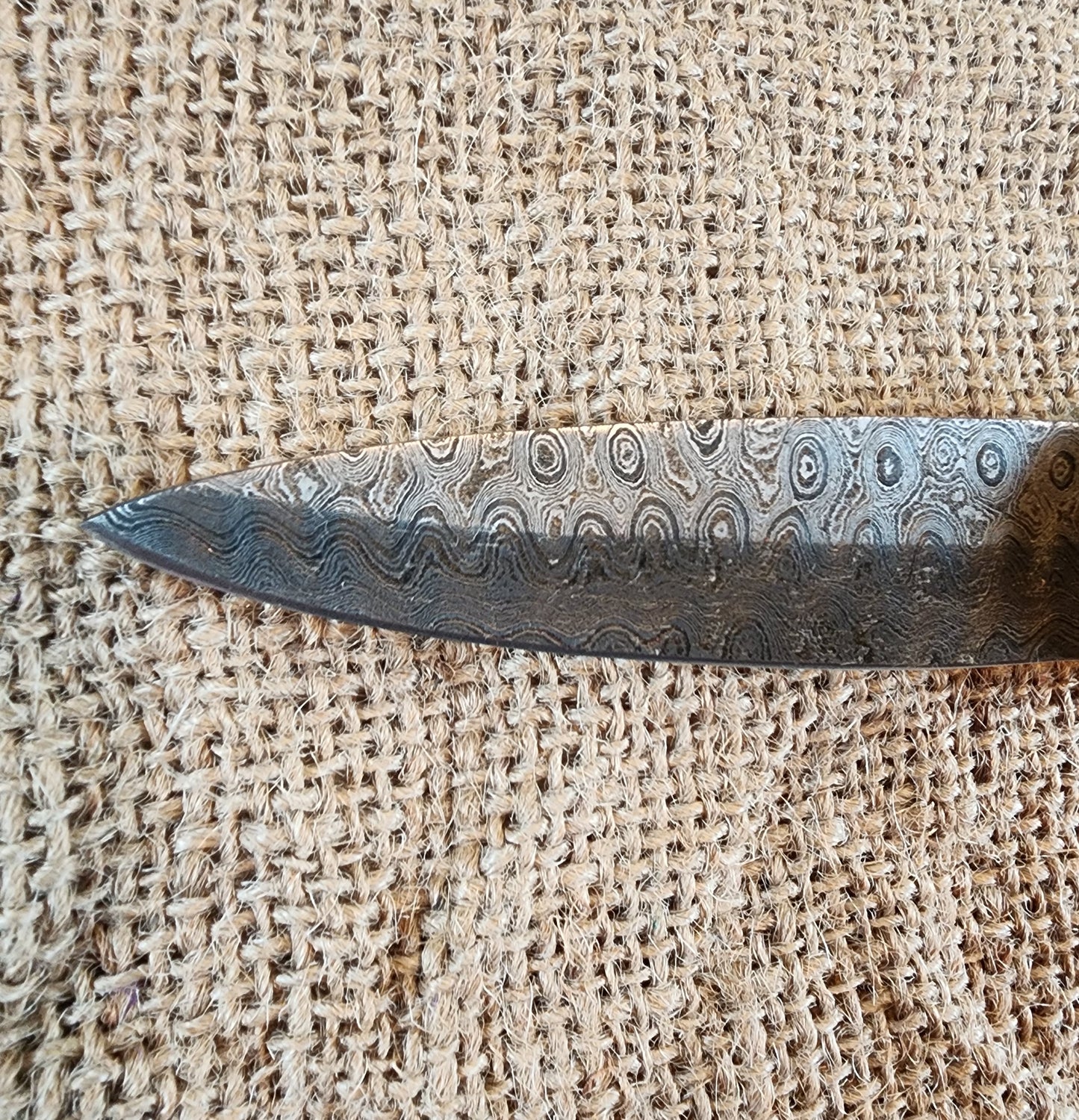 4" Damascus Drop Point #55