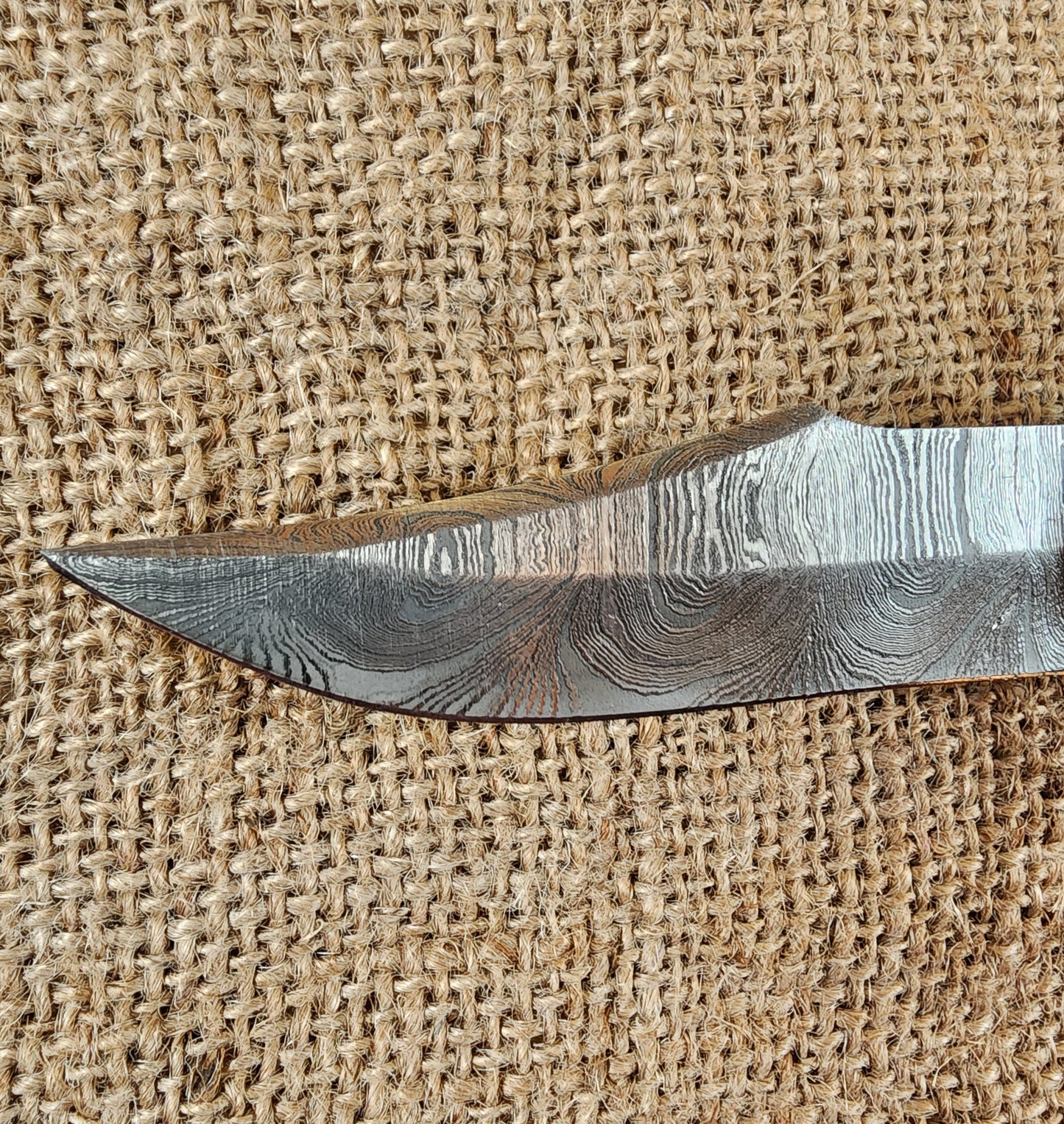 4" Damascus Drop Point #46