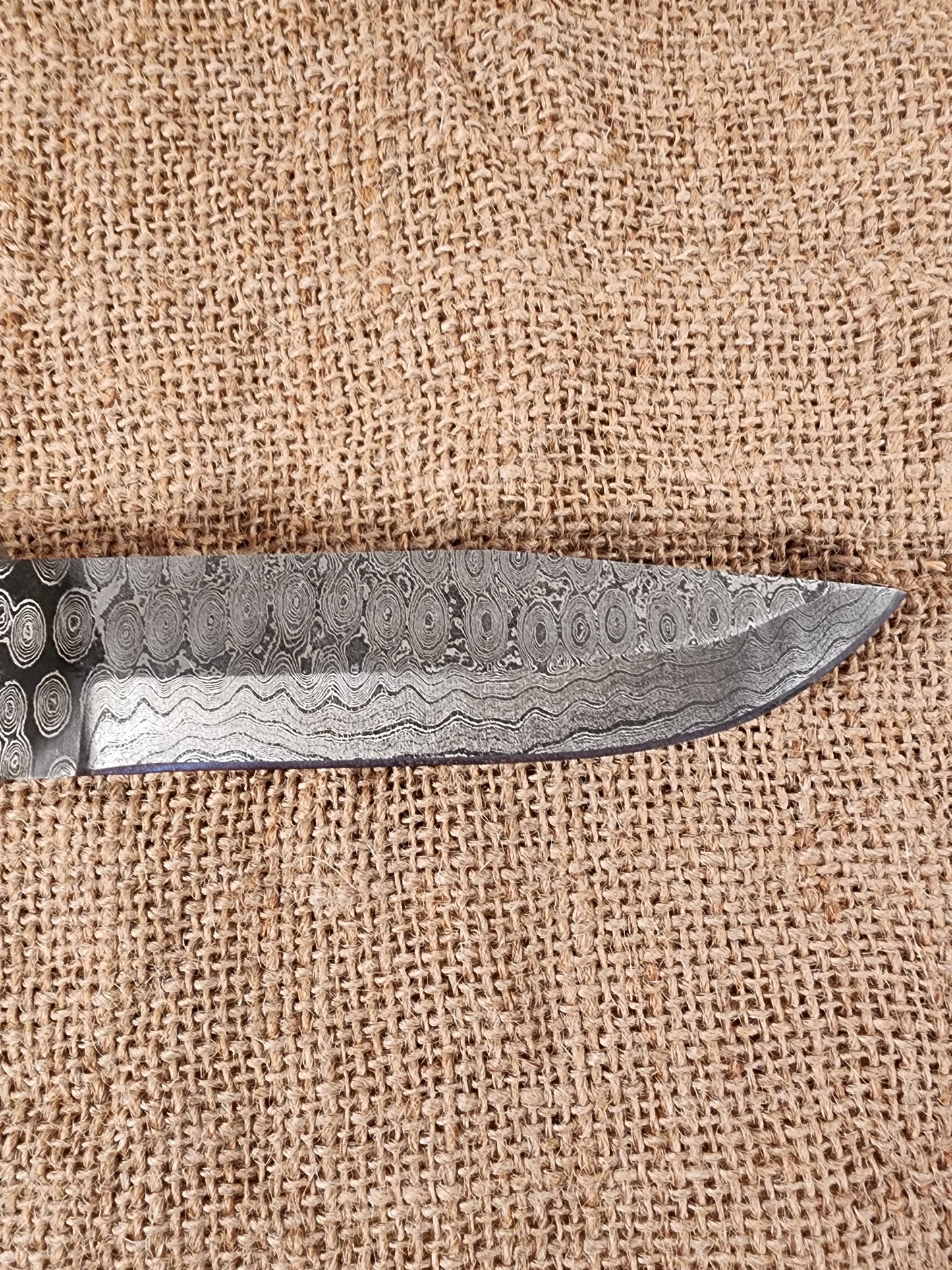 5" Damascus Drop Point #126