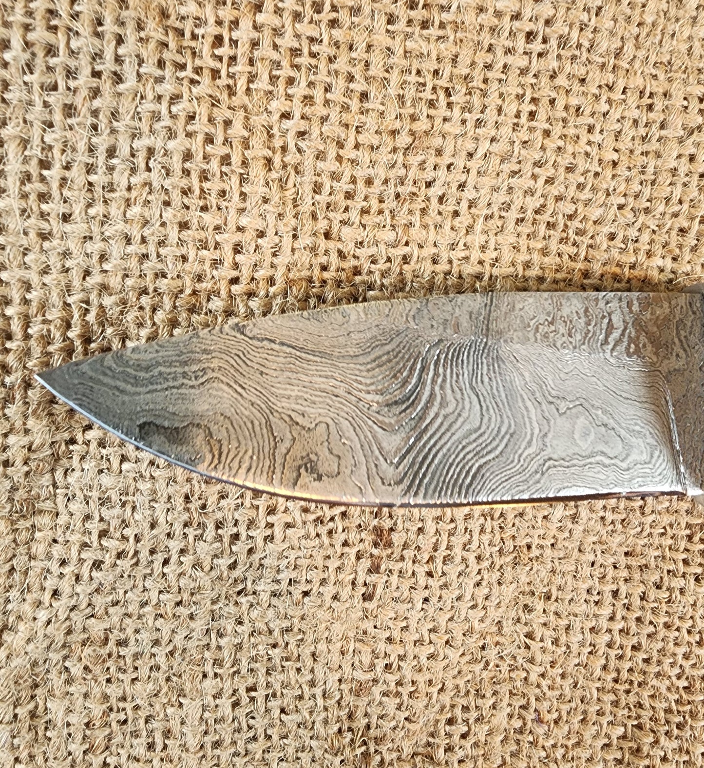 4" Damascus Drop Point #38