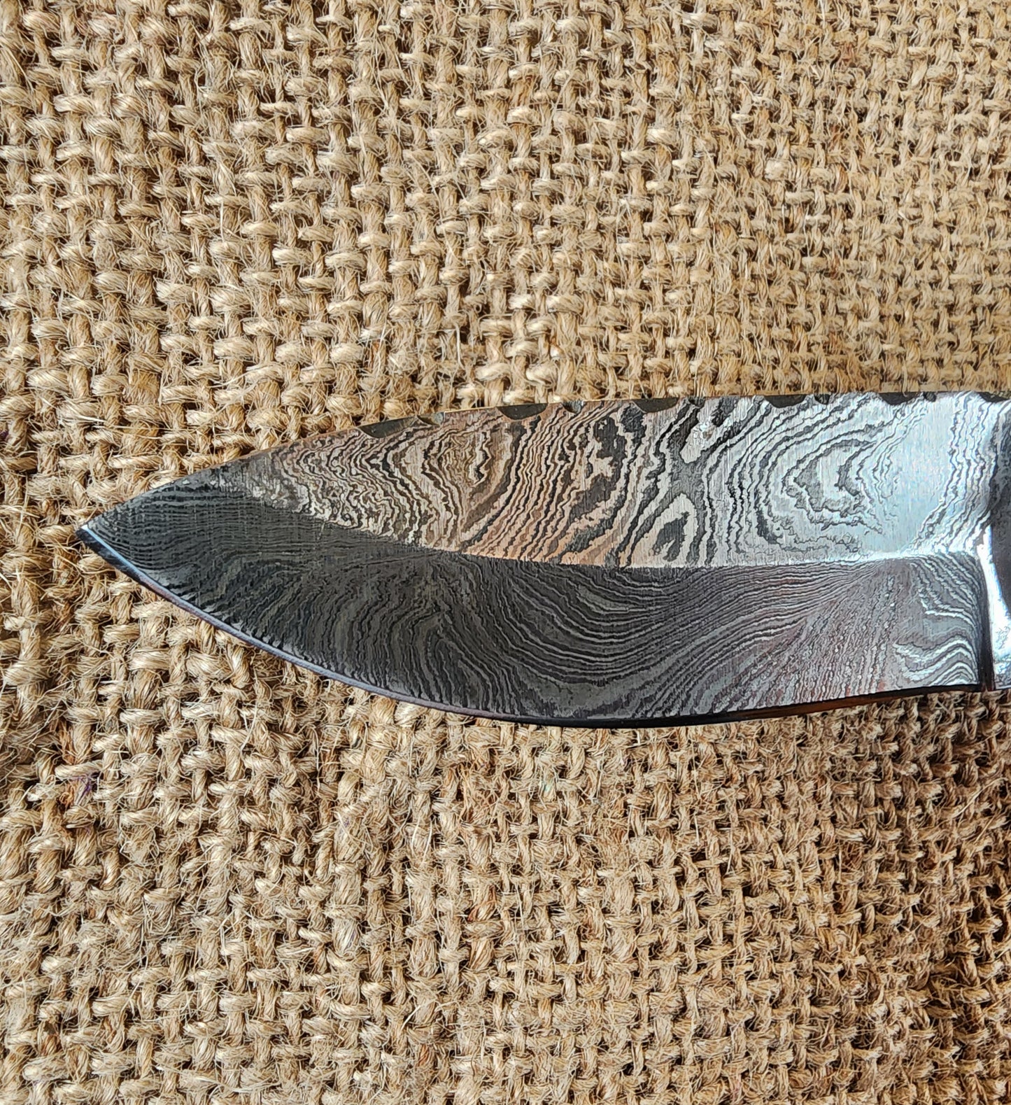 4" Damascus Drop Point #40
