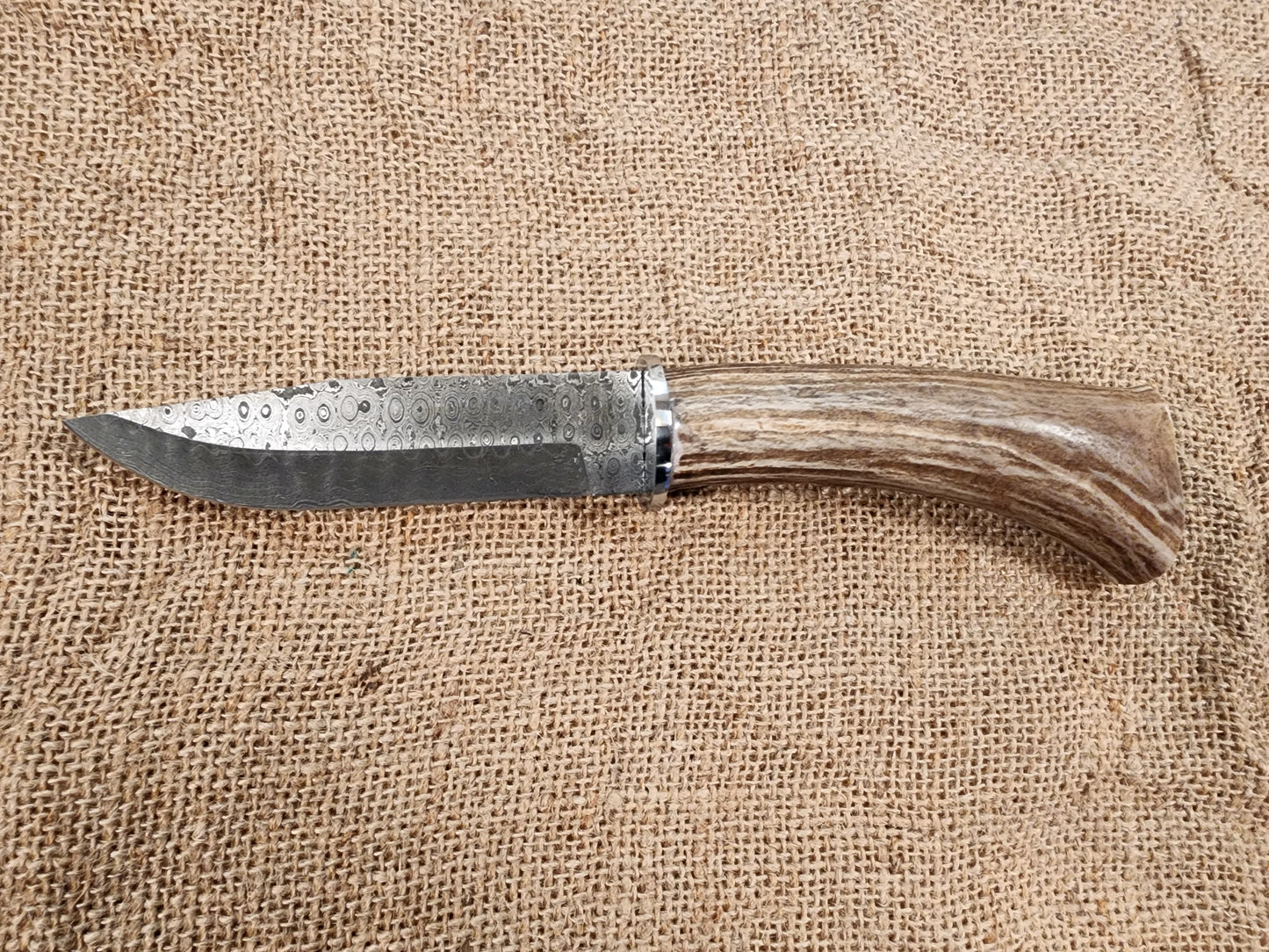 5" Damascus Drop Point #133