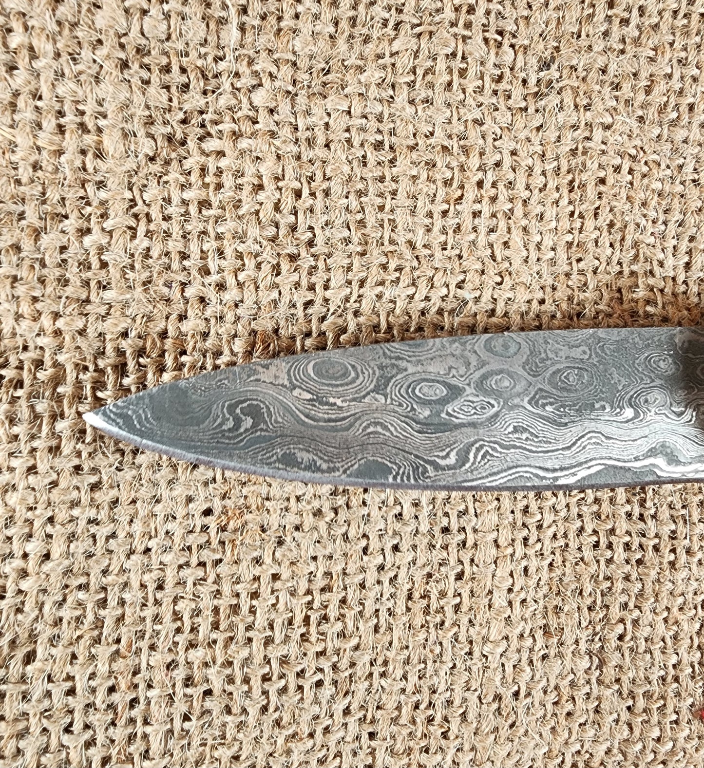 4" Damascus Spear Point #152