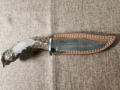5" Damascus Clip Point #49