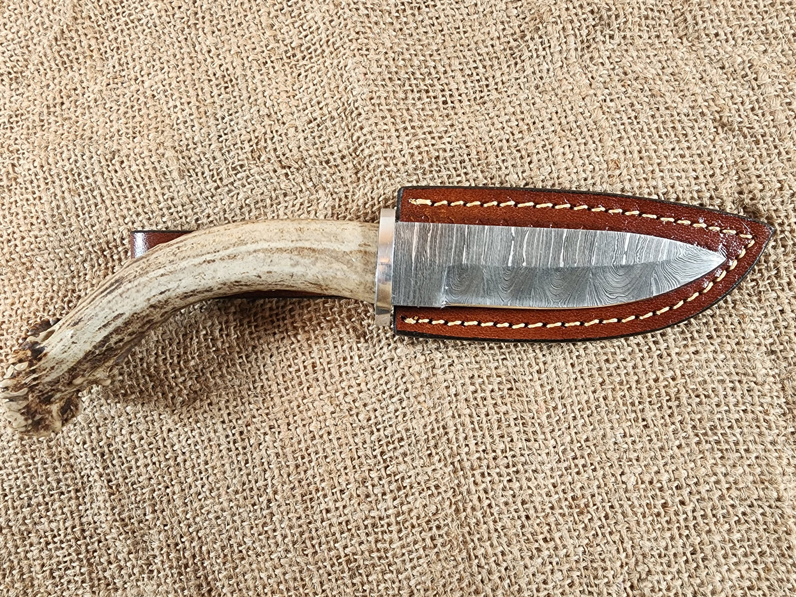 4" Damascus Drop Point #41