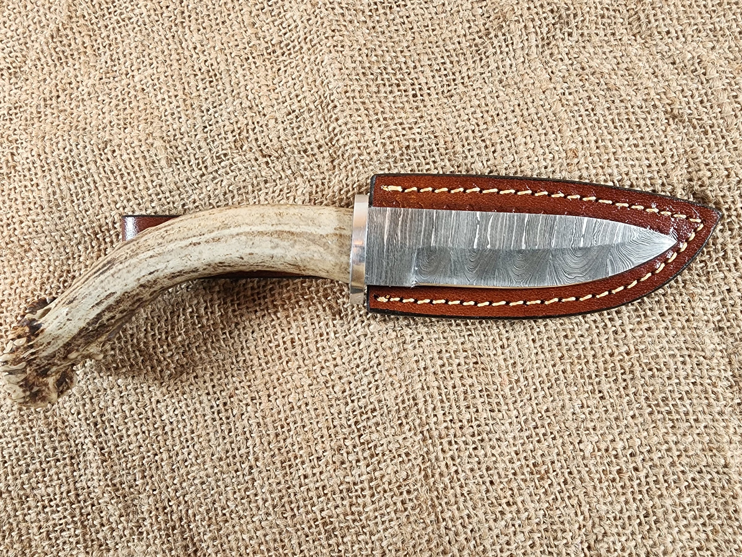 4" Damascus Drop Point #41