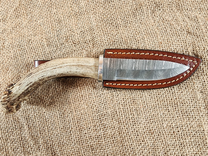 4" Damascus Drop Point #41