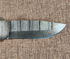 4" Damascus Drop Point C03