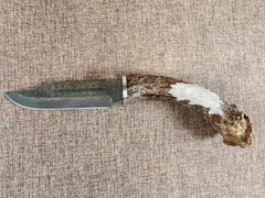 5" Damascus Clip Point #01