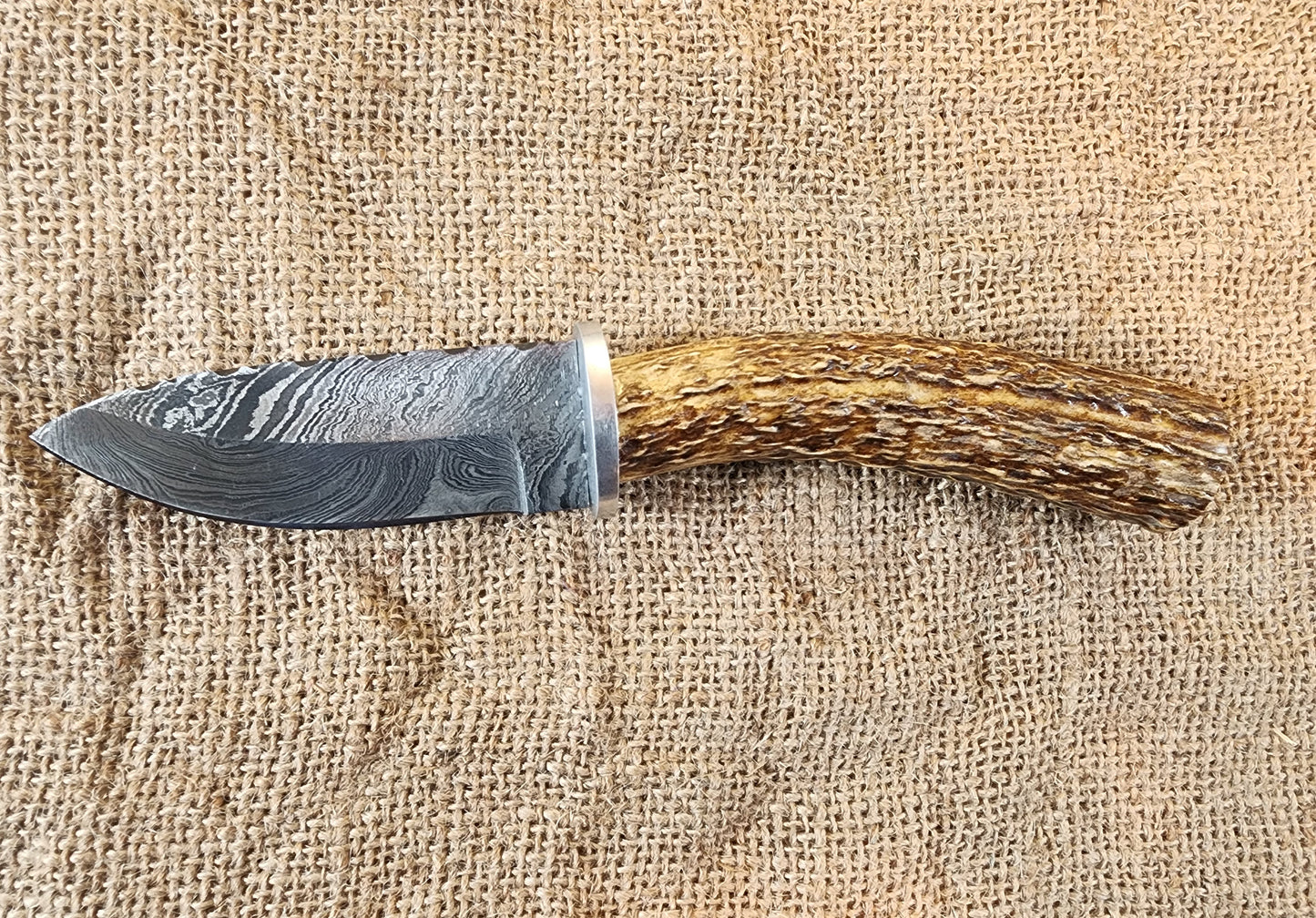4" Damascus Drop Point #51