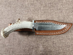 4" Damascus Clip Point #37
