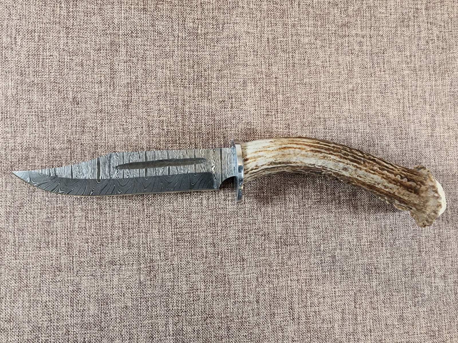 6" Damascus Clip Point #76