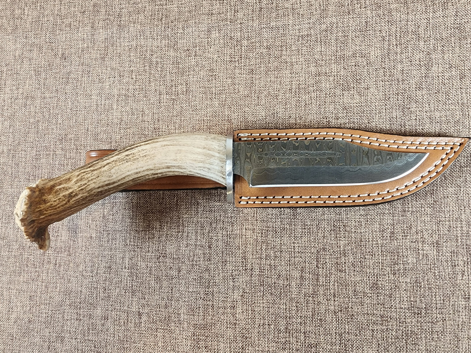 5" Damascus Clip Point #60