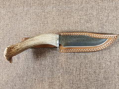 5" Damascus Clip Point #60