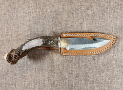 5" Damascus Gut Hook #06