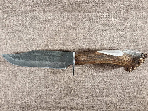 8" Damascus Bowie #168