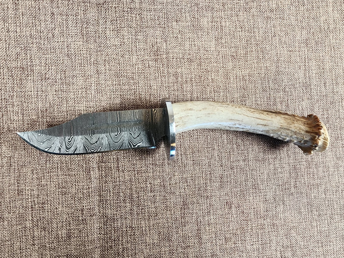 4" Damascus Clip Point B09