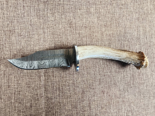 4" Damascus Clip Point B09