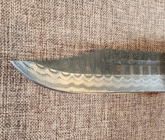 5" Damascus Clip Point #60
