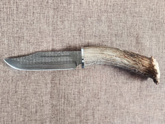 5" Damascus Clip Point 2B03