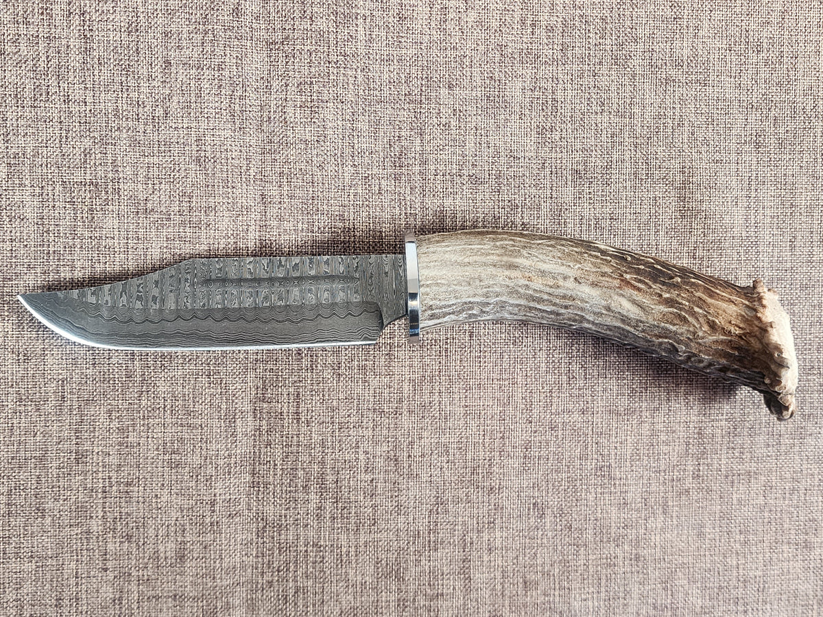 5" Damascus Clip Point 2B03