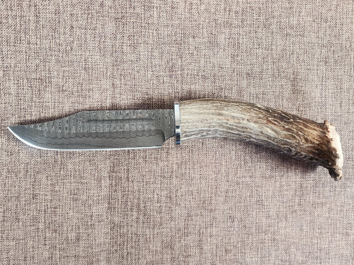 5" Damascus Clip Point 2B03