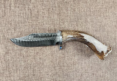 4" Damascus Clip Point B07