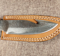 5" Damascus Gut Hook #06