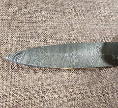 4" Damascus Spear Point #27