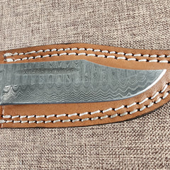 4" Damascus Clip Point #38
