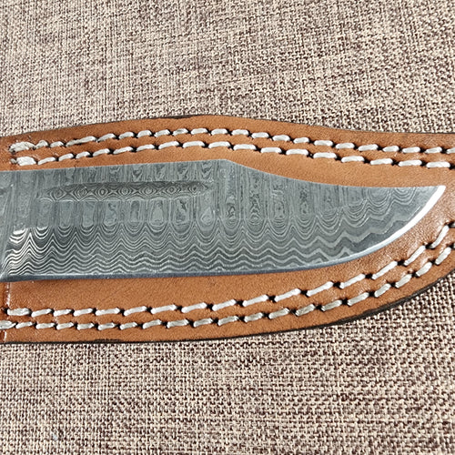 4" Damascus Clip Point #38