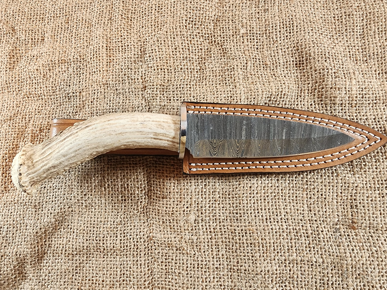 5" Damascus Spear Point #67