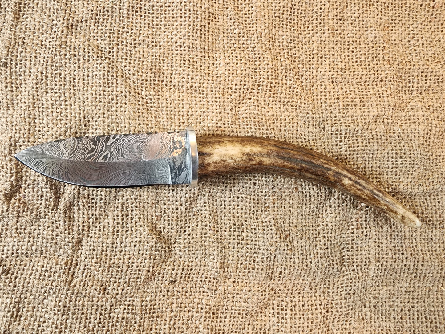 4" Damascus Drop Point #40