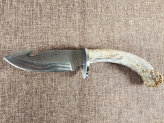 4" Damascus Gut Hook A10