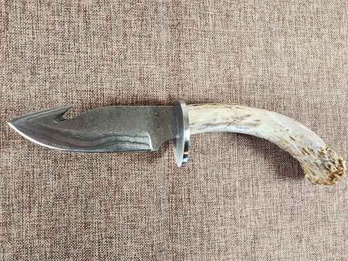 4" Damascus Gut Hook A10