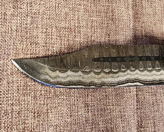 5" Damascus Clip Point 2B07