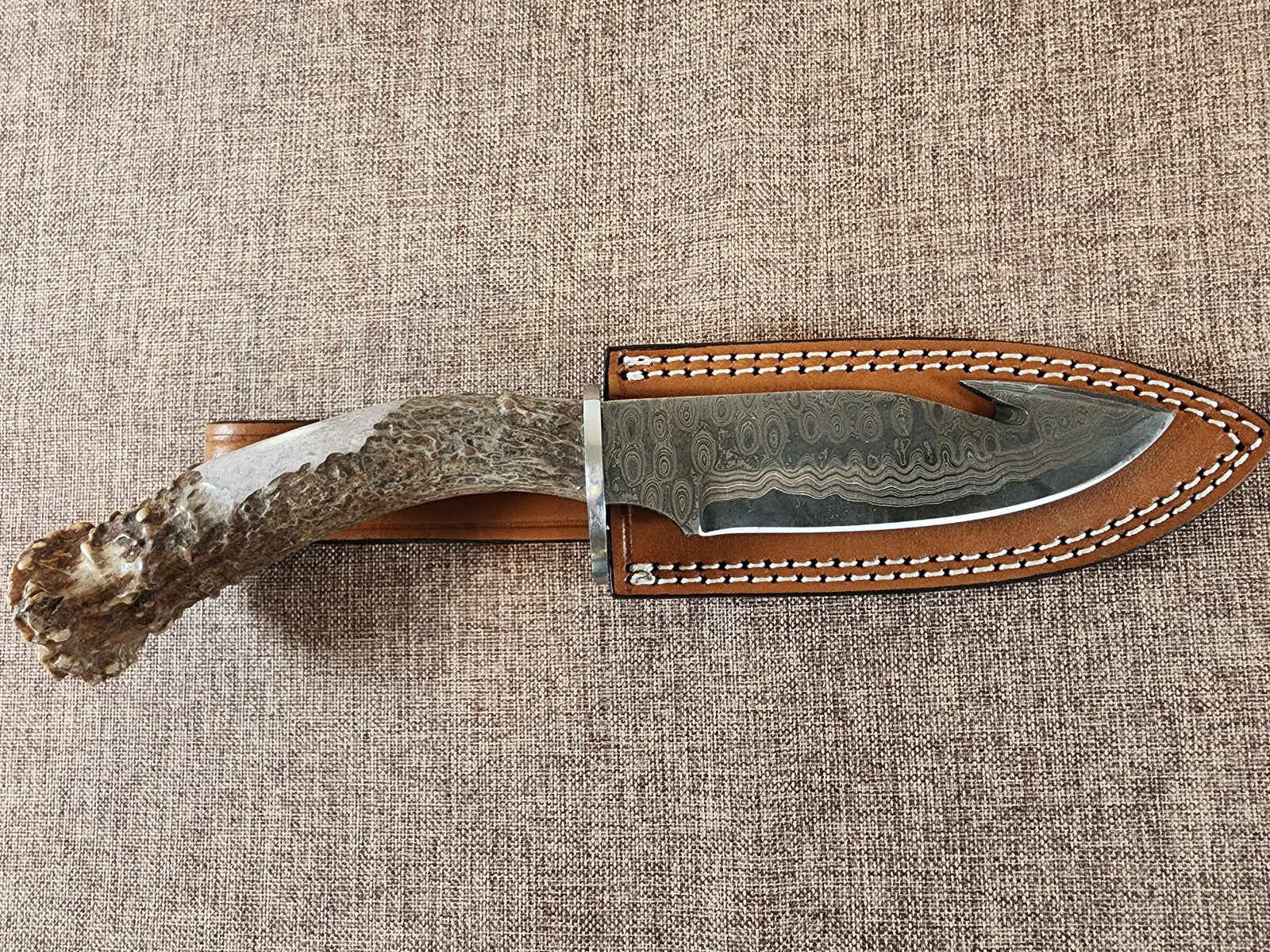 5" Damascus Gut Hook #51