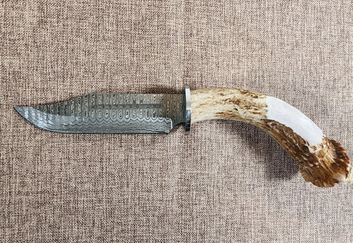 5" Damascus Clip Point 2B06