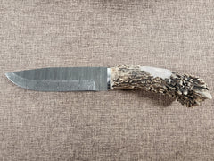 6" Damascus Drop Point #123