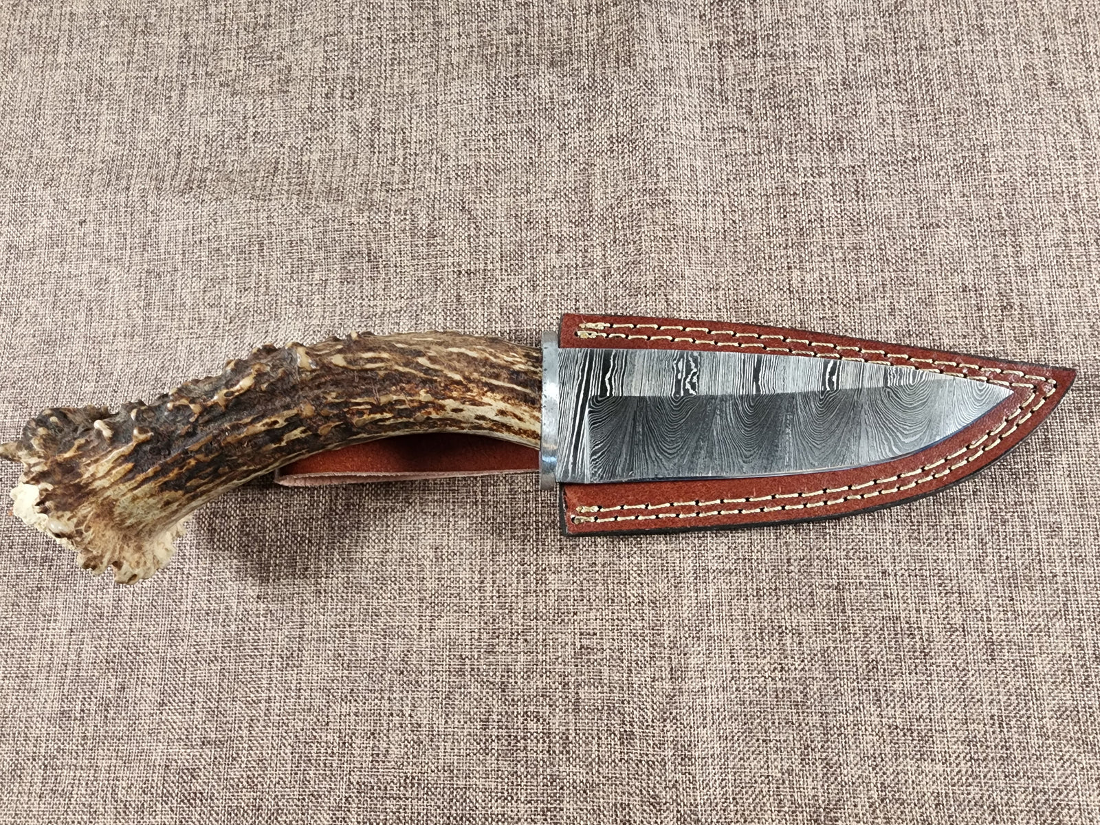 5" Damascus Drop Point #116