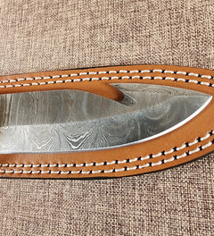 5" Damascus Gut Hook #15