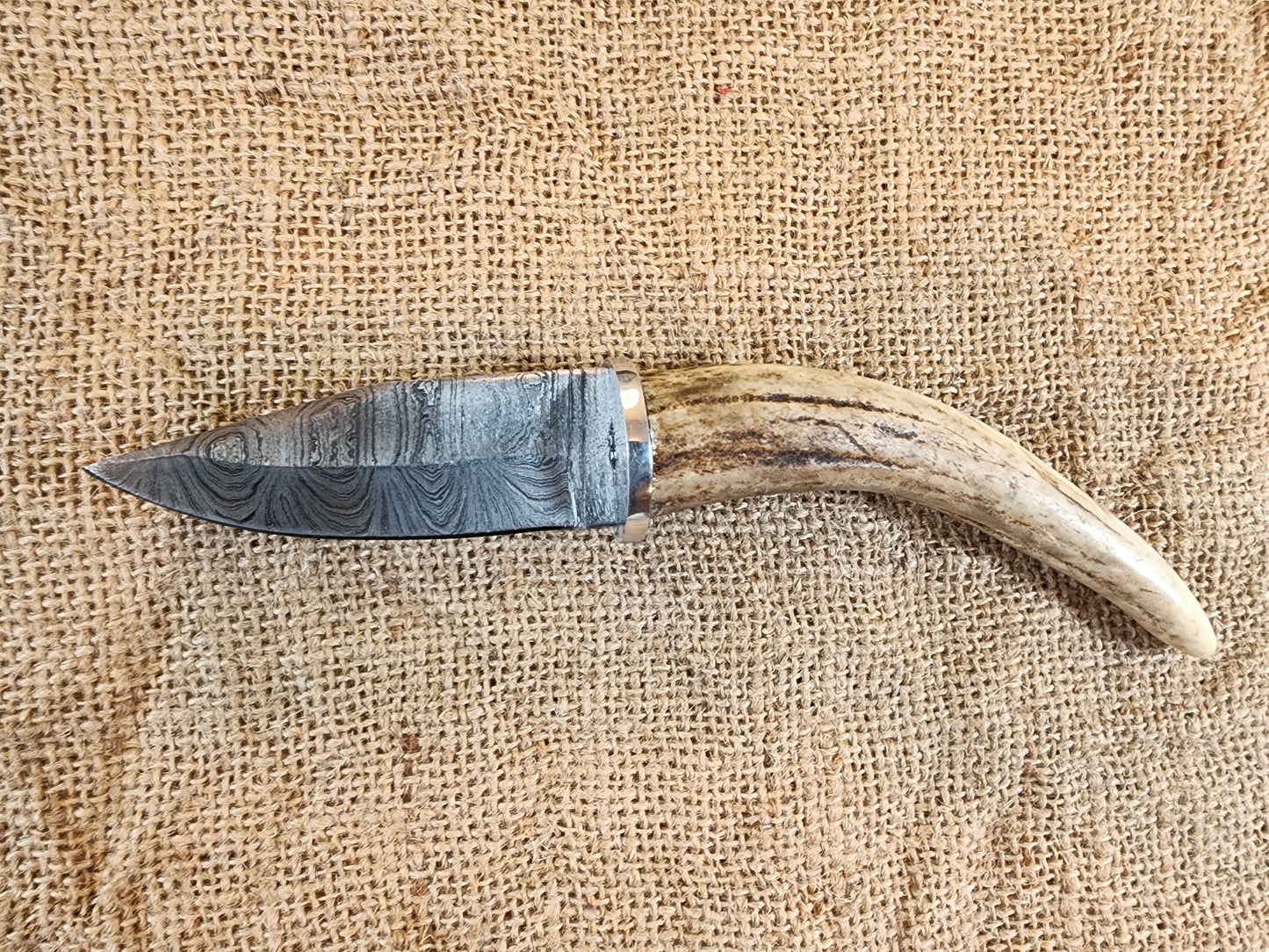 4" Damascus Drop Point #33