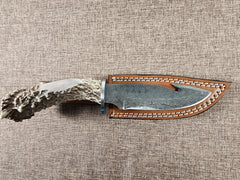 5" Damascus Gut Hook #64