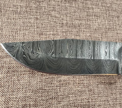 5" Damascus Drop Point #120