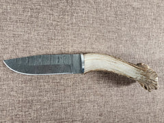 5" Damascus Drop Point #63