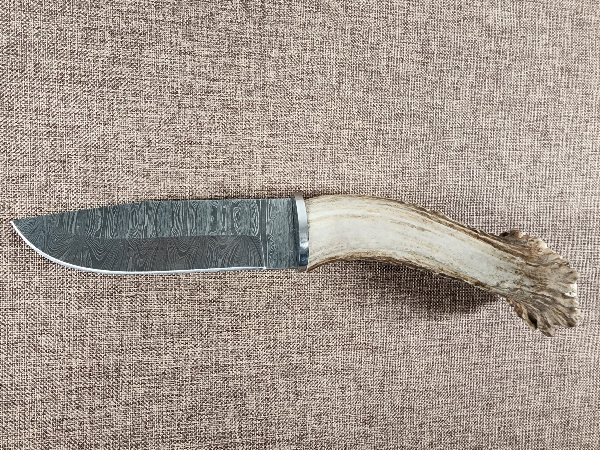 5" Damascus Drop Point #63