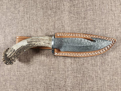 5" Damascus Gut Hook #112