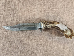 6" Damascus Clip Point #74