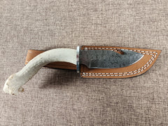 4" Damascus Gut Hook #36