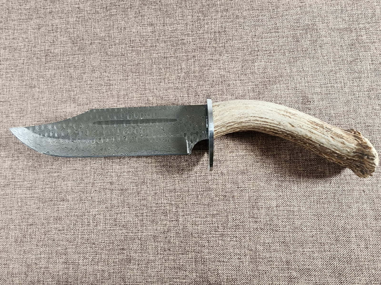 8" Damascus Bowie #167